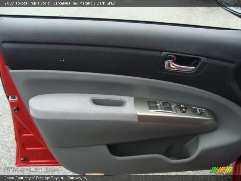 Barcelona Red Metallic / Dark Gray 2007 Toyota Prius Hybrid