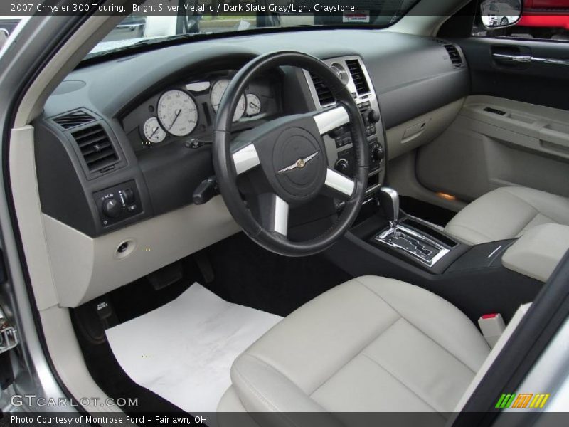Bright Silver Metallic / Dark Slate Gray/Light Graystone 2007 Chrysler 300 Touring