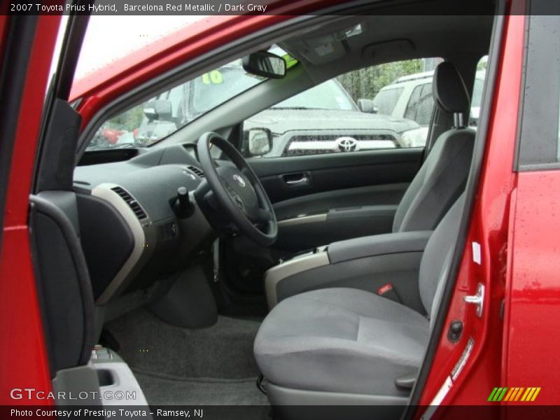 Barcelona Red Metallic / Dark Gray 2007 Toyota Prius Hybrid