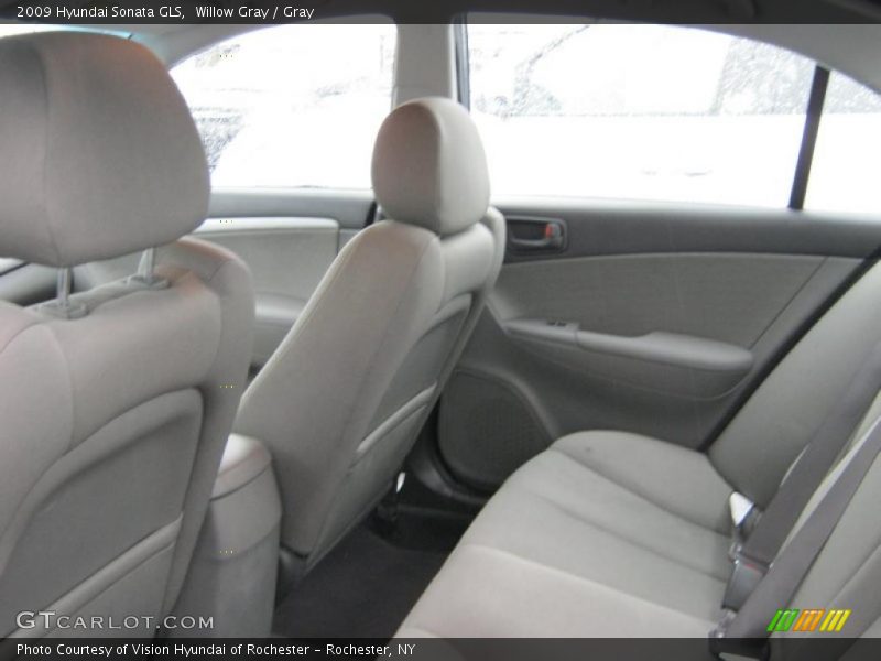 Willow Gray / Gray 2009 Hyundai Sonata GLS