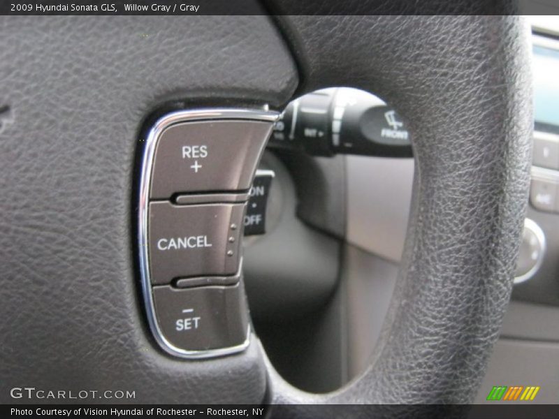 Willow Gray / Gray 2009 Hyundai Sonata GLS