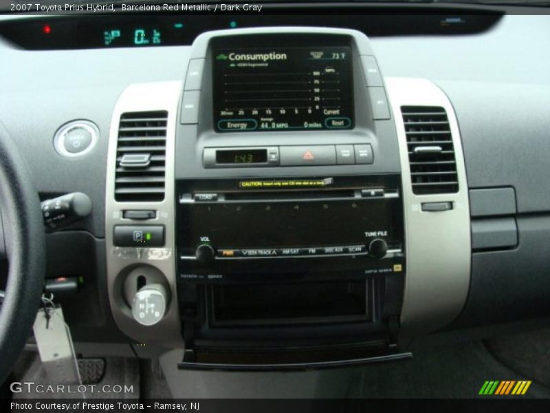 Barcelona Red Metallic / Dark Gray 2007 Toyota Prius Hybrid
