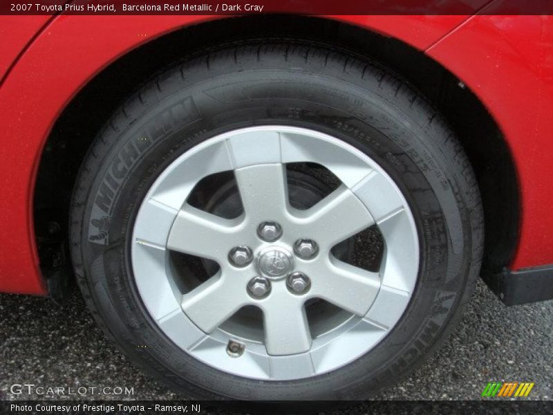 Barcelona Red Metallic / Dark Gray 2007 Toyota Prius Hybrid