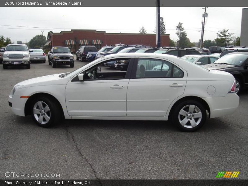 White Suede / Camel 2008 Ford Fusion SE
