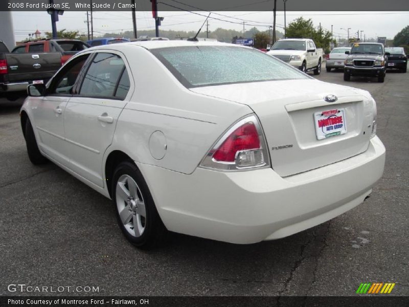 White Suede / Camel 2008 Ford Fusion SE