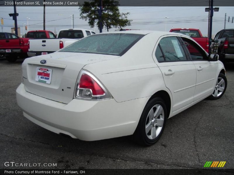 White Suede / Camel 2008 Ford Fusion SE