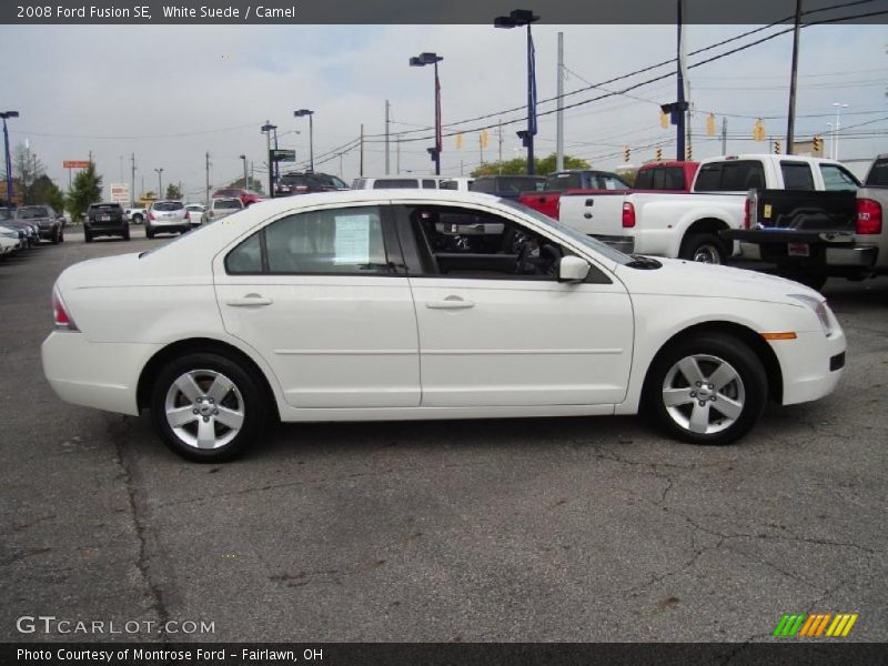 White Suede / Camel 2008 Ford Fusion SE
