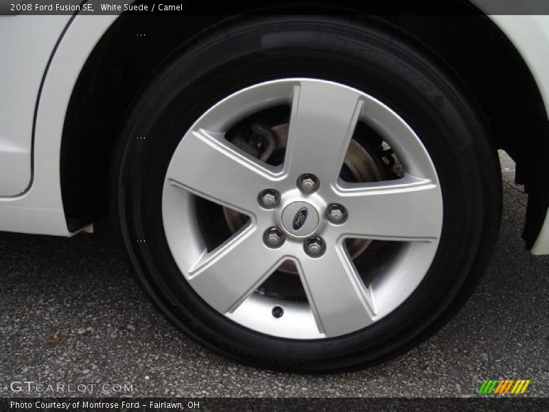 White Suede / Camel 2008 Ford Fusion SE