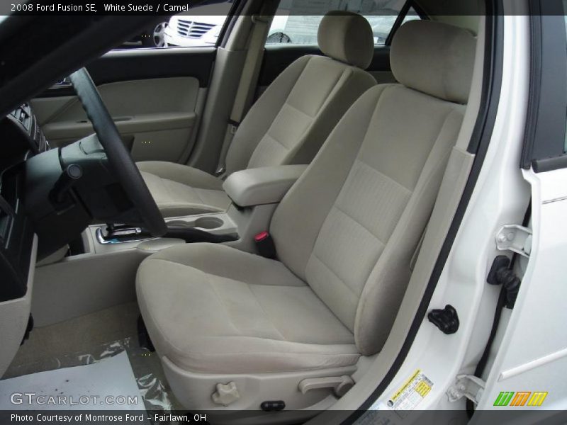 White Suede / Camel 2008 Ford Fusion SE