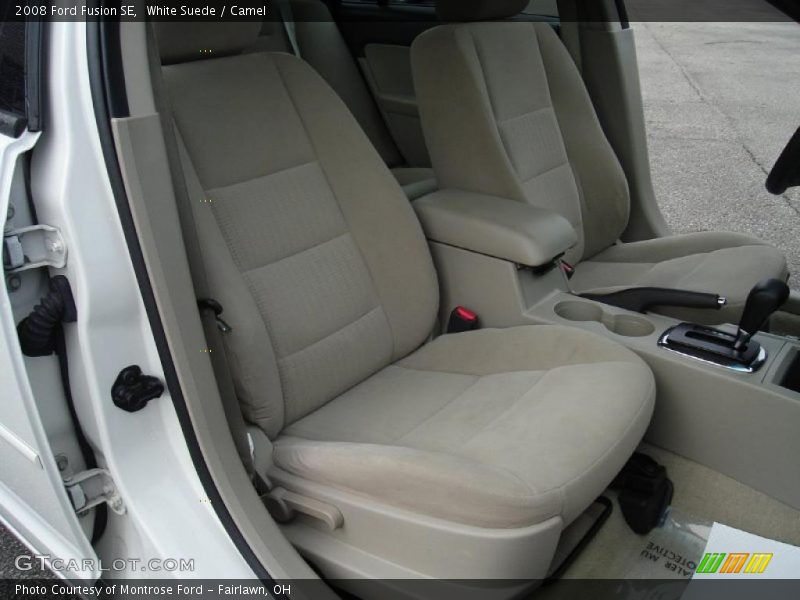 White Suede / Camel 2008 Ford Fusion SE