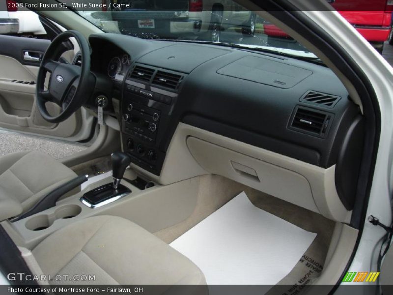 White Suede / Camel 2008 Ford Fusion SE
