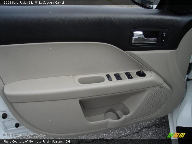 White Suede / Camel 2008 Ford Fusion SE