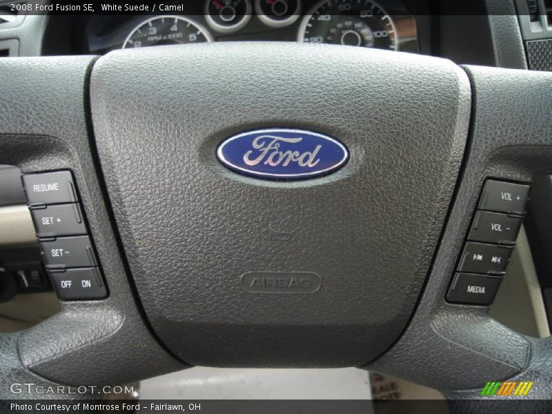 White Suede / Camel 2008 Ford Fusion SE