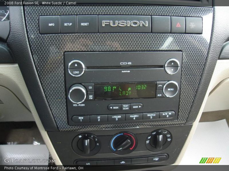 White Suede / Camel 2008 Ford Fusion SE