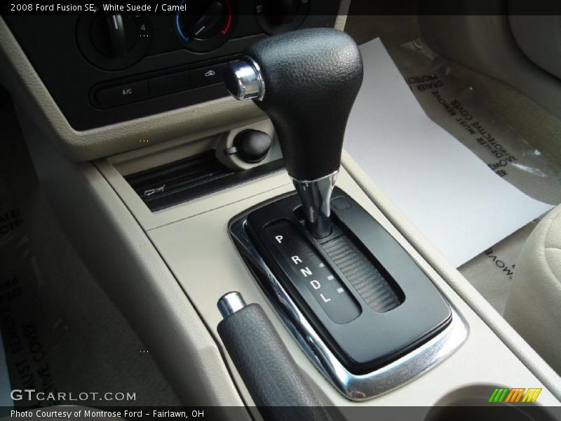 White Suede / Camel 2008 Ford Fusion SE