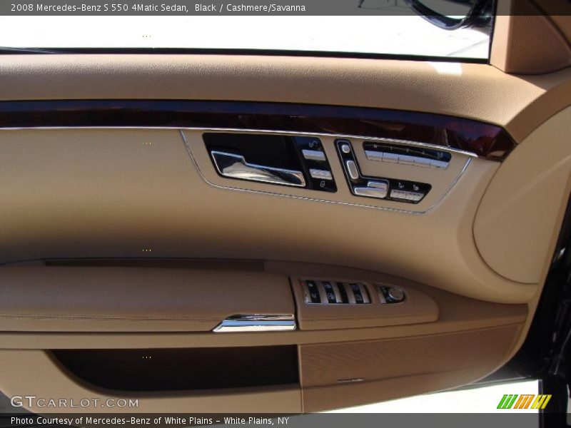 Black / Cashmere/Savanna 2008 Mercedes-Benz S 550 4Matic Sedan