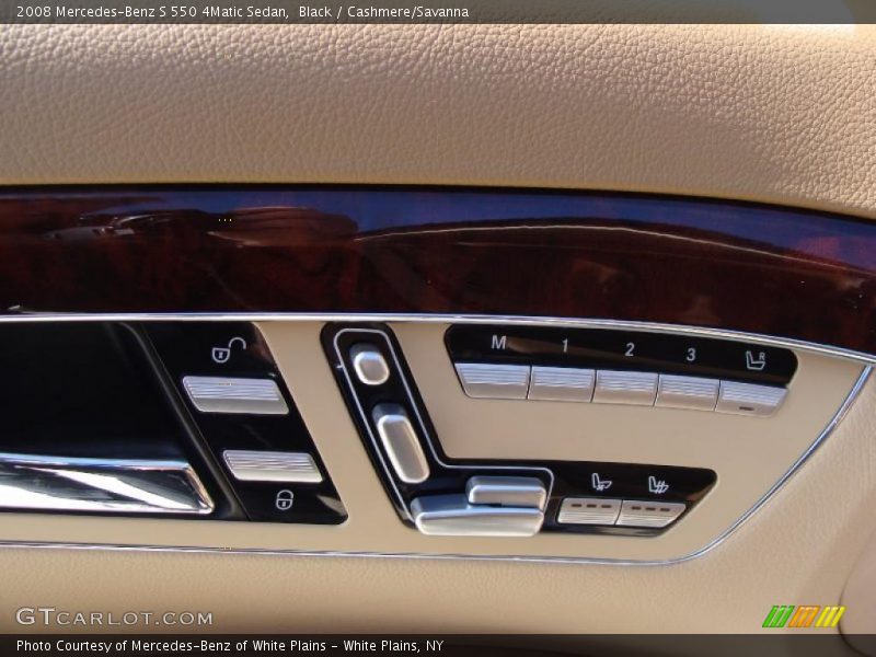 Black / Cashmere/Savanna 2008 Mercedes-Benz S 550 4Matic Sedan