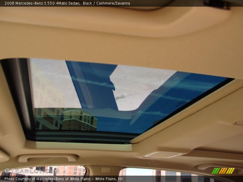 Black / Cashmere/Savanna 2008 Mercedes-Benz S 550 4Matic Sedan