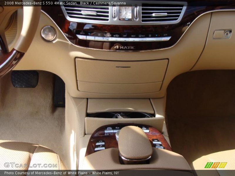 Black / Cashmere/Savanna 2008 Mercedes-Benz S 550 4Matic Sedan