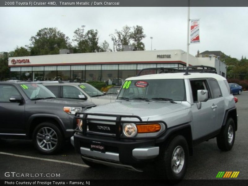 Titanium Metallic / Dark Charcoal 2008 Toyota FJ Cruiser 4WD