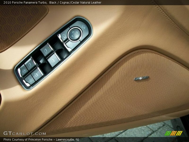 Black / Cognac/Cedar Natural Leather 2010 Porsche Panamera Turbo