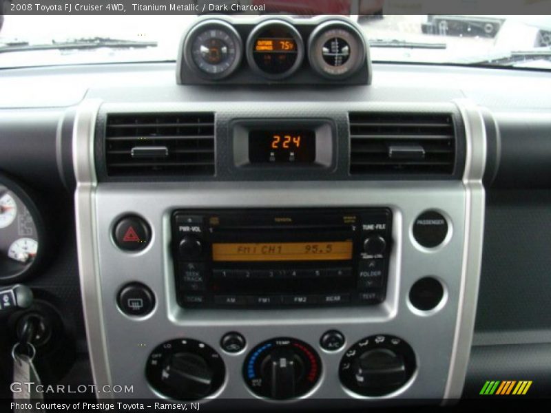 Titanium Metallic / Dark Charcoal 2008 Toyota FJ Cruiser 4WD