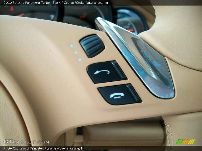 Black / Cognac/Cedar Natural Leather 2010 Porsche Panamera Turbo