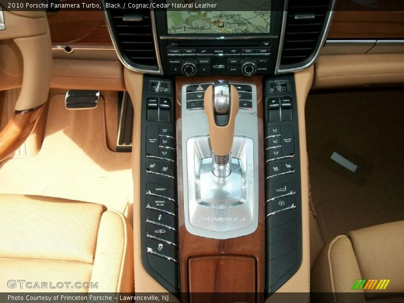 Black / Cognac/Cedar Natural Leather 2010 Porsche Panamera Turbo