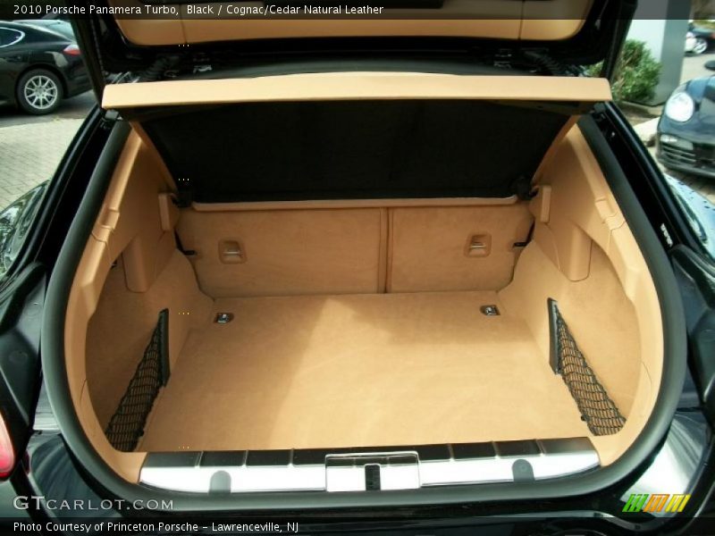 Black / Cognac/Cedar Natural Leather 2010 Porsche Panamera Turbo