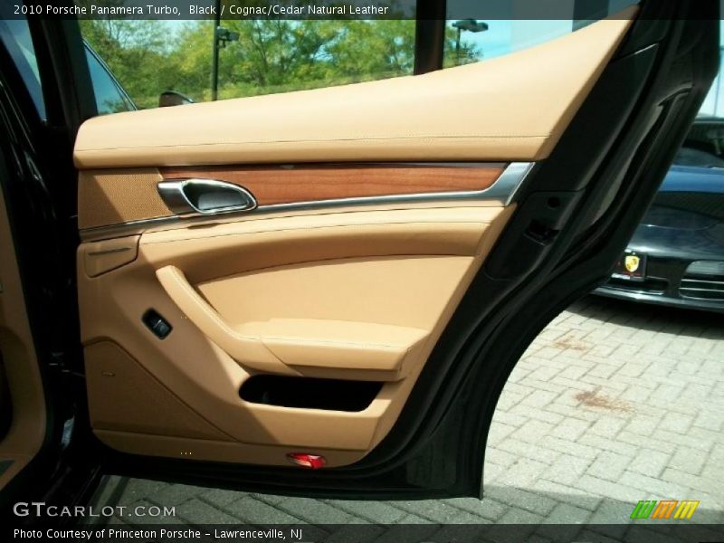 Black / Cognac/Cedar Natural Leather 2010 Porsche Panamera Turbo
