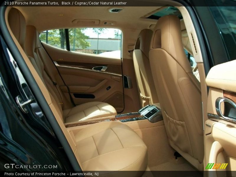 Black / Cognac/Cedar Natural Leather 2010 Porsche Panamera Turbo