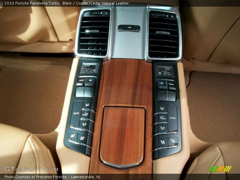 Black / Cognac/Cedar Natural Leather 2010 Porsche Panamera Turbo