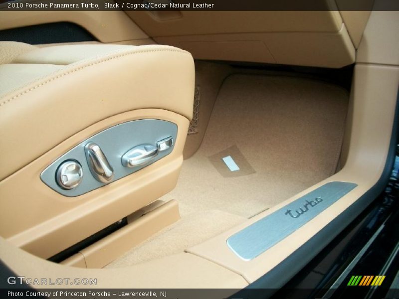 Black / Cognac/Cedar Natural Leather 2010 Porsche Panamera Turbo