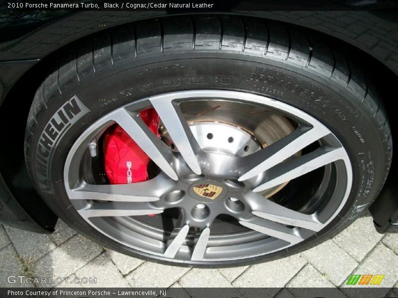 Black / Cognac/Cedar Natural Leather 2010 Porsche Panamera Turbo