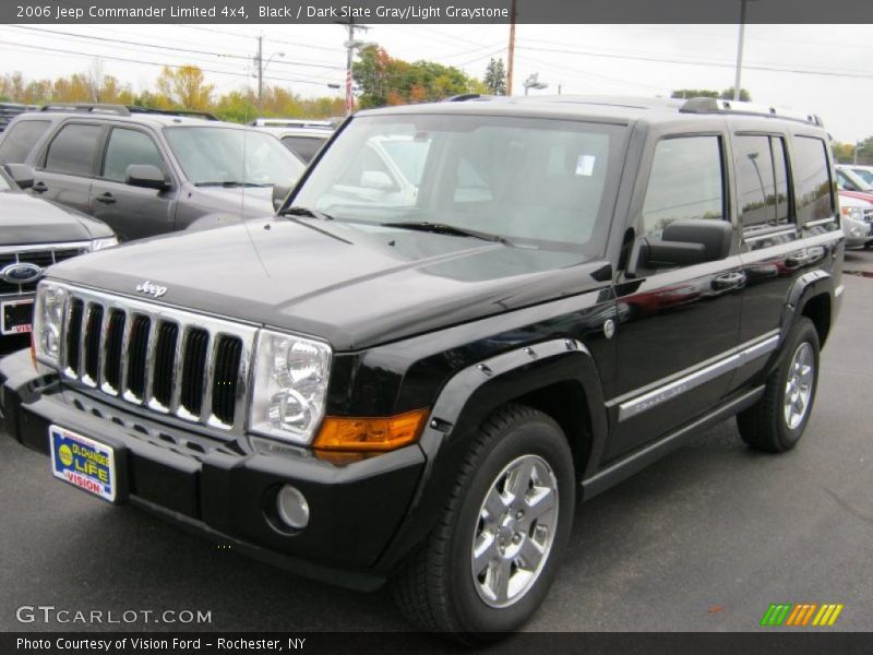 Black / Dark Slate Gray/Light Graystone 2006 Jeep Commander Limited 4x4