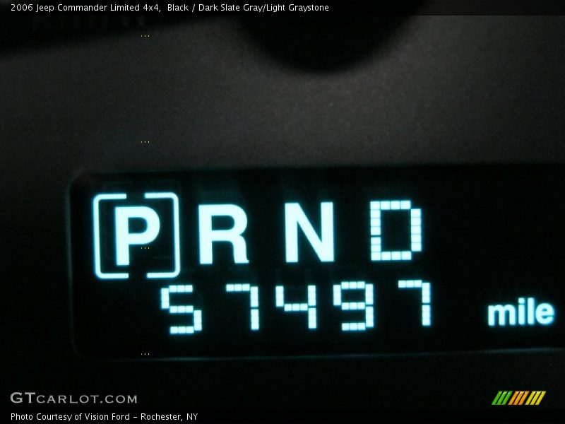 Black / Dark Slate Gray/Light Graystone 2006 Jeep Commander Limited 4x4