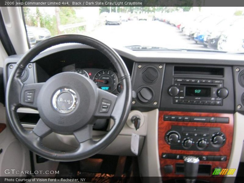 Black / Dark Slate Gray/Light Graystone 2006 Jeep Commander Limited 4x4
