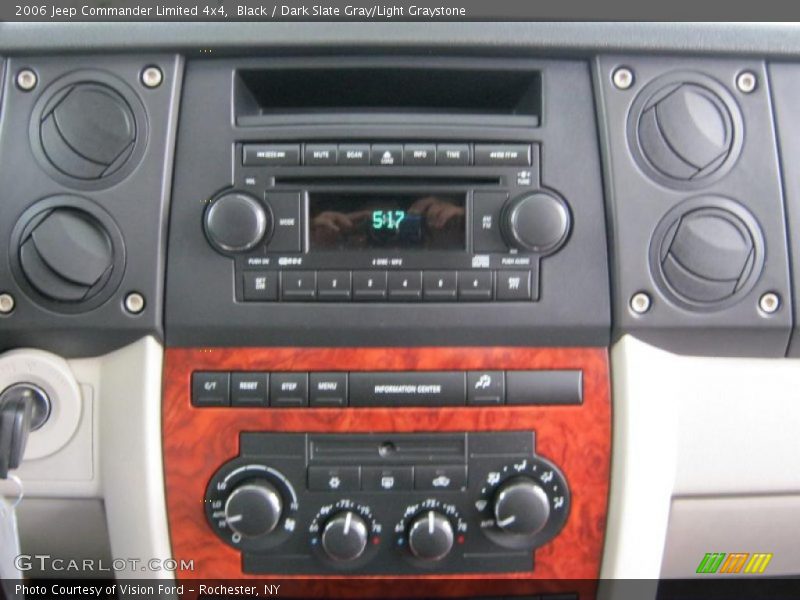 Black / Dark Slate Gray/Light Graystone 2006 Jeep Commander Limited 4x4