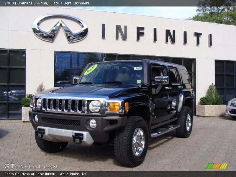 Black / Light Cashmere 2008 Hummer H3 Alpha