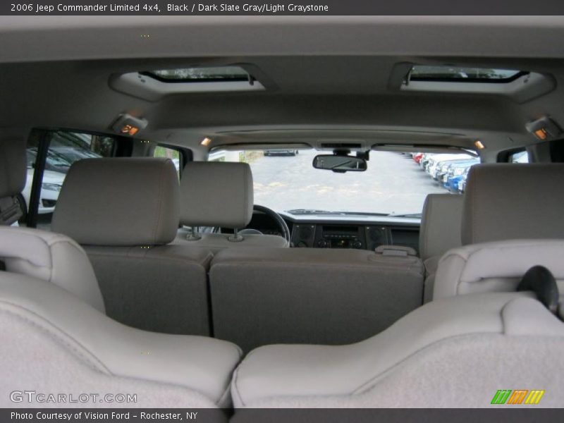 Black / Dark Slate Gray/Light Graystone 2006 Jeep Commander Limited 4x4