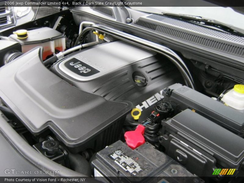 Black / Dark Slate Gray/Light Graystone 2006 Jeep Commander Limited 4x4