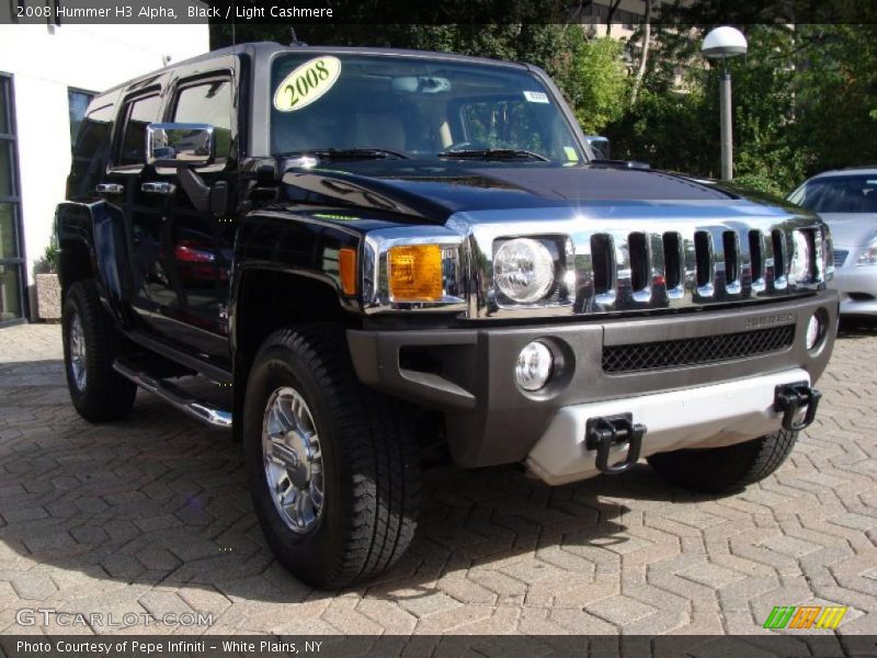 Black / Light Cashmere 2008 Hummer H3 Alpha