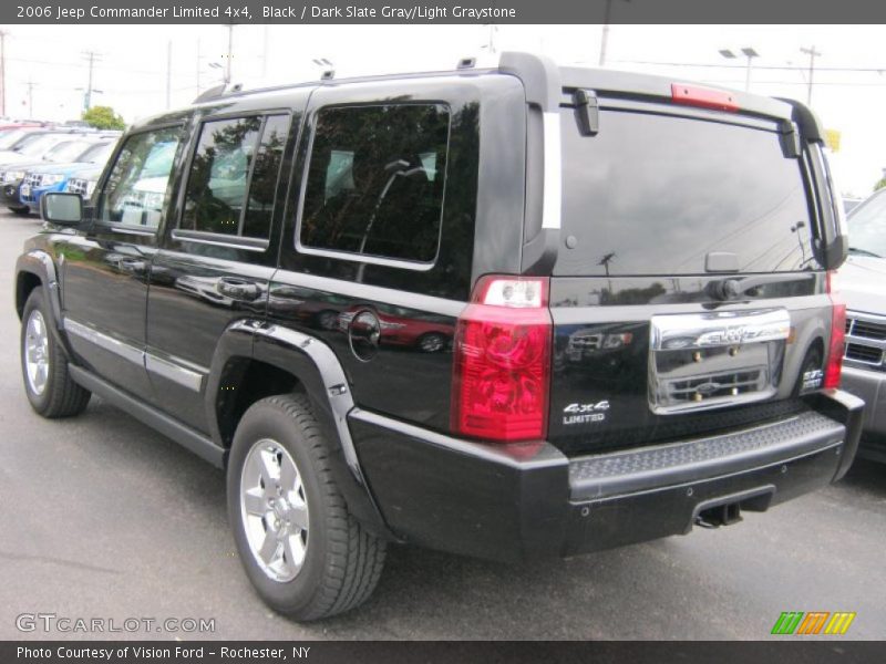 Black / Dark Slate Gray/Light Graystone 2006 Jeep Commander Limited 4x4