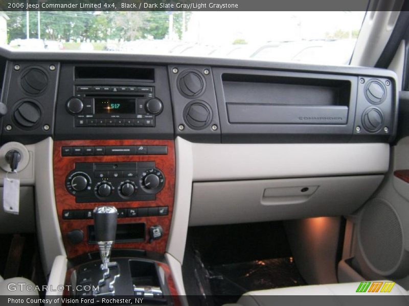 Black / Dark Slate Gray/Light Graystone 2006 Jeep Commander Limited 4x4