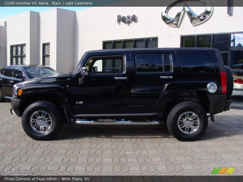Black / Light Cashmere 2008 Hummer H3 Alpha