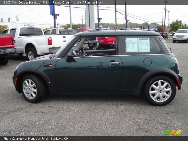 British Racing Green Metallic / Panther Black 2003 Mini Cooper Hardtop