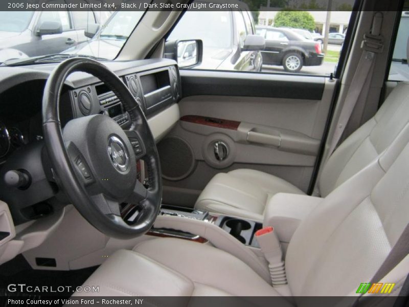 Black / Dark Slate Gray/Light Graystone 2006 Jeep Commander Limited 4x4