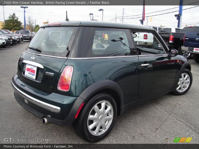 British Racing Green Metallic / Panther Black 2003 Mini Cooper Hardtop