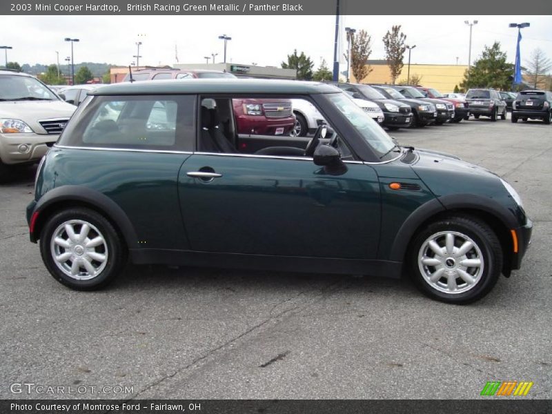 British Racing Green Metallic / Panther Black 2003 Mini Cooper Hardtop