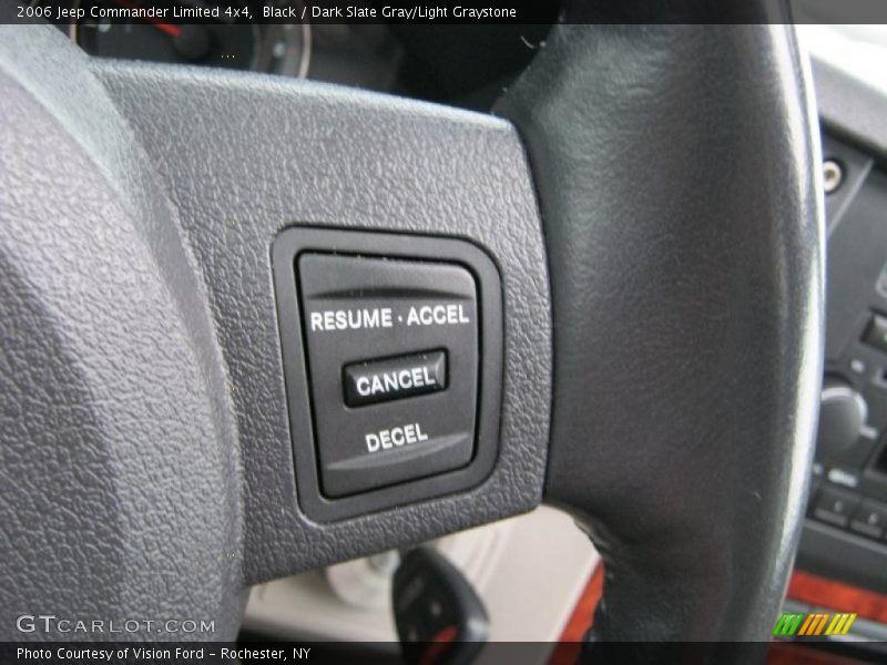 Black / Dark Slate Gray/Light Graystone 2006 Jeep Commander Limited 4x4